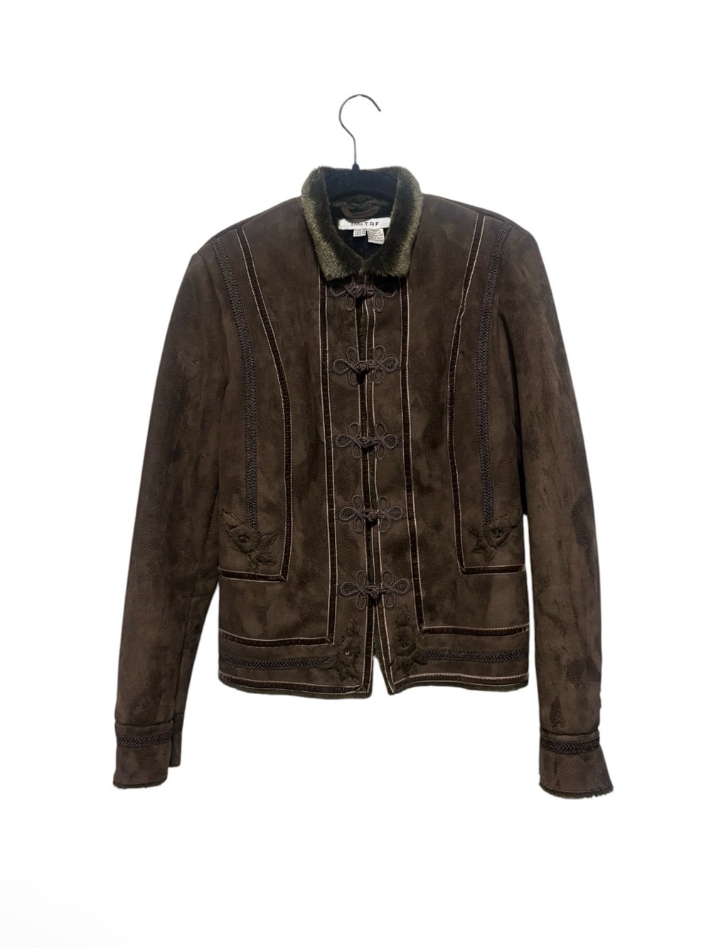 Zara TRF suede jacket